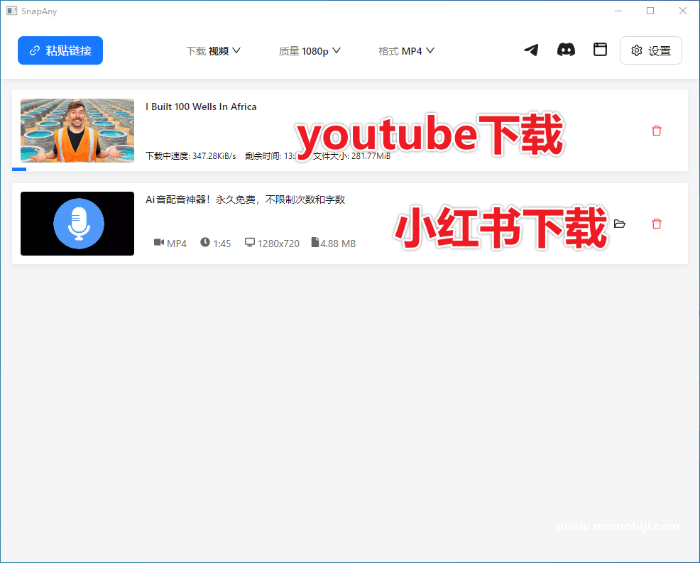 SnapAny海内外视频下载神器！支持10,000+网站视频、音乐、图片，免费且强大，最高支持8K画质 -03